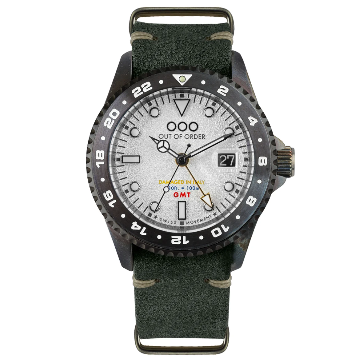 OOO Out of Order OOO.001-19.ME 44 mm kol saati