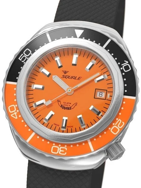 Squale meter Professional Swiss Automatic Dive watch with Sapphire Crystal #2002O-R kol sa