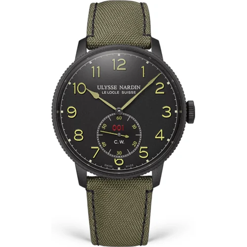 Ulysse Nardin Marine Torpilleur Military 1183-320LE/BLACK 44 mm kol saati