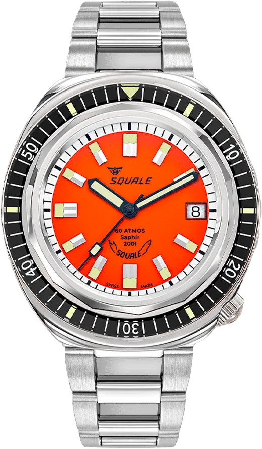 Squale 2001BKOR.AC 40 mm kol saati