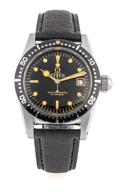 Titus TITUS, REF. 7085, CALYPSOMATIC, BIG CROWN kol saati