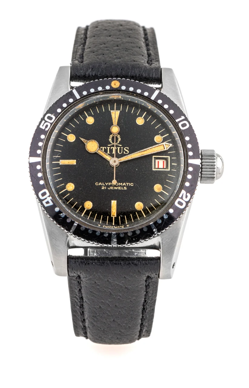 Titus TITUS, REF. 7085, CALYPSOMATIC, BIG CROWN kol saati