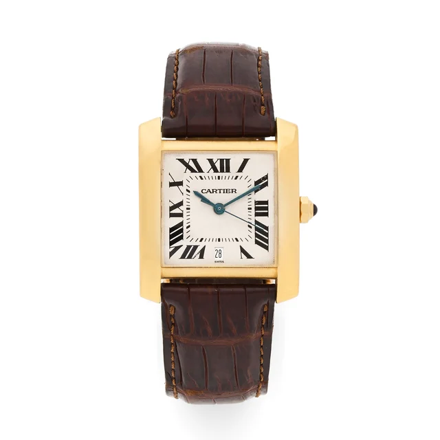 Cartier CARTIER, REF. 1840, TANK FRANCAISE, YELLOW GOLD kol saati