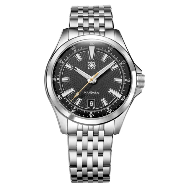 Second Hour Mandala Mk3 Watch with Black Dial #SEC-HOU-13 kol saati