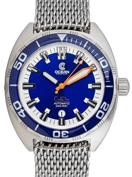 Ocean Crawler Core Diver Swiss Automatic Watch with AR Sapphire Crystal #CD-117 kol saati