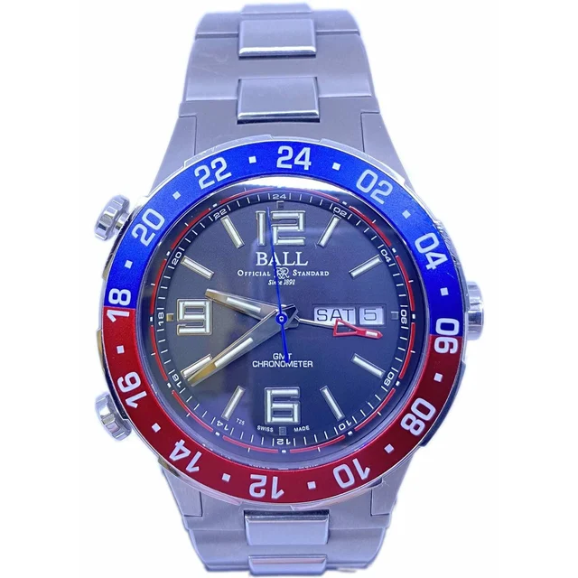 Ball Roadmaster Marine GMT Black Dial DG3030B-SCJ-BK 210000007849 kol saati