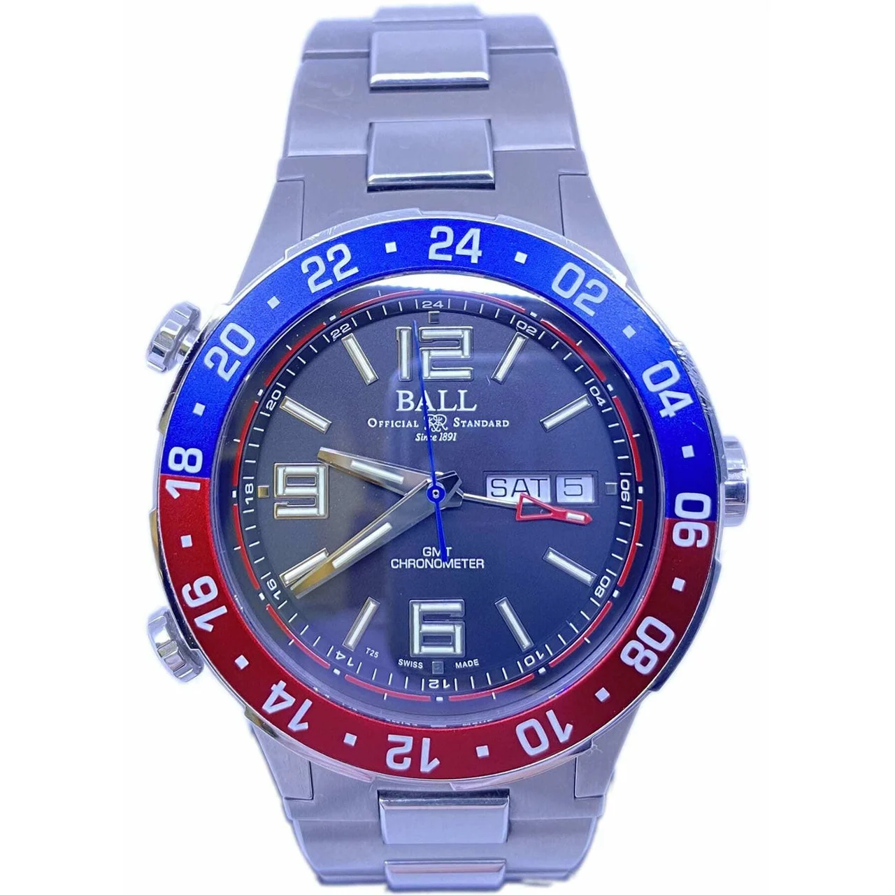 Ball Roadmaster Marine GMT Black Dial DG3030B-SCJ-BK 210000007849 kol saati