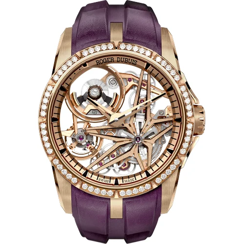 Roger Dubuis Excalibur Monobalancier Pink Gold RDDBEX0953 kol saati