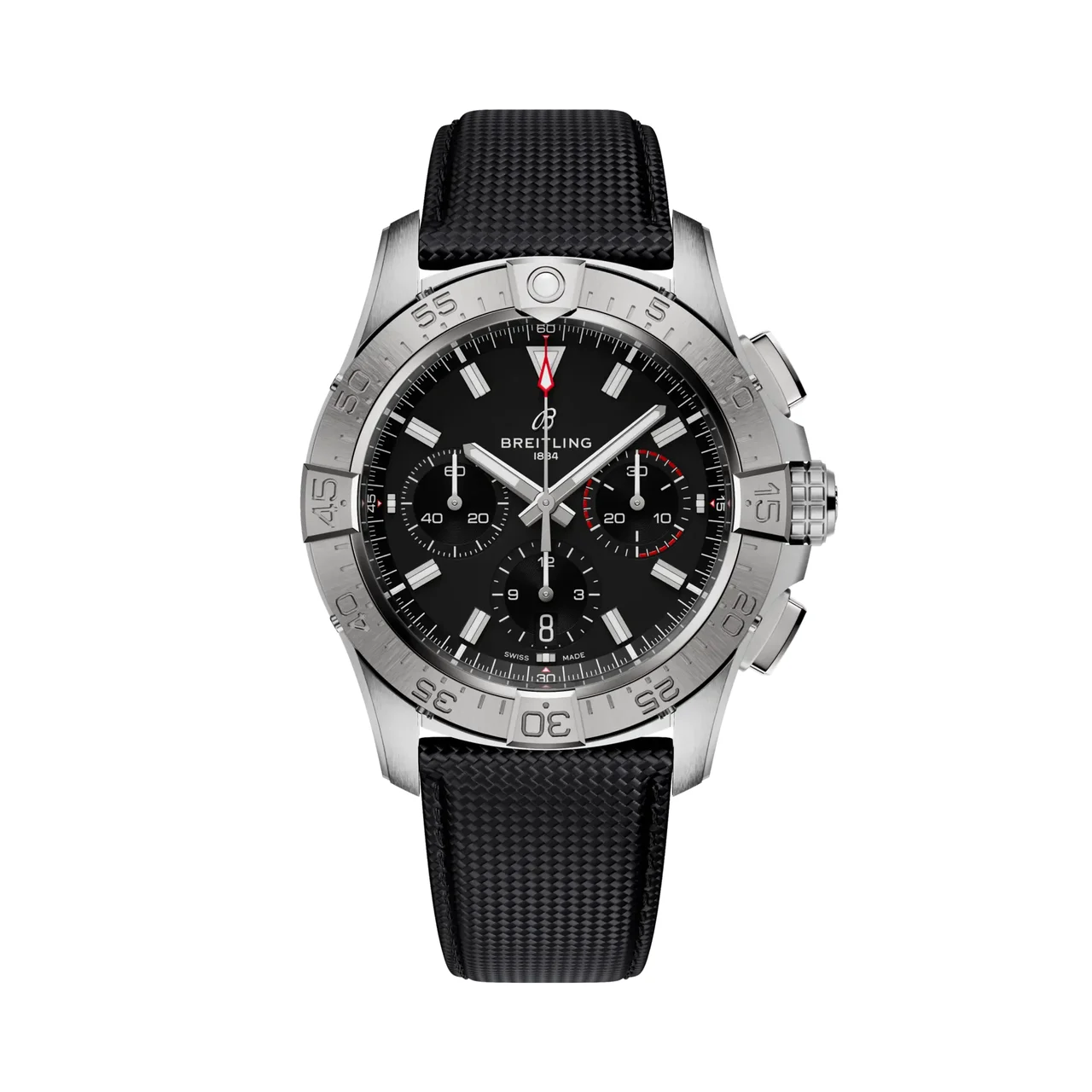 Breitling Avenger B01 Chronograph 42 Black Dial & Strap AB0146101B1X1 42 mm kol saati