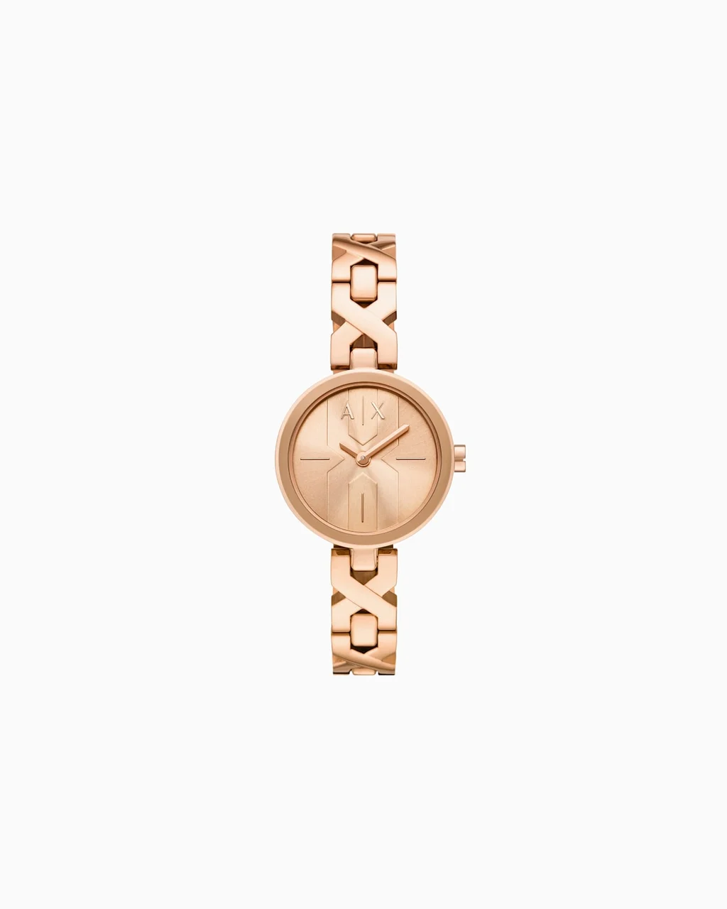 Armani Exchange Two-Hand Rose Gold-Tone Stainless Steel Watch AX5832 27 mm kol saati