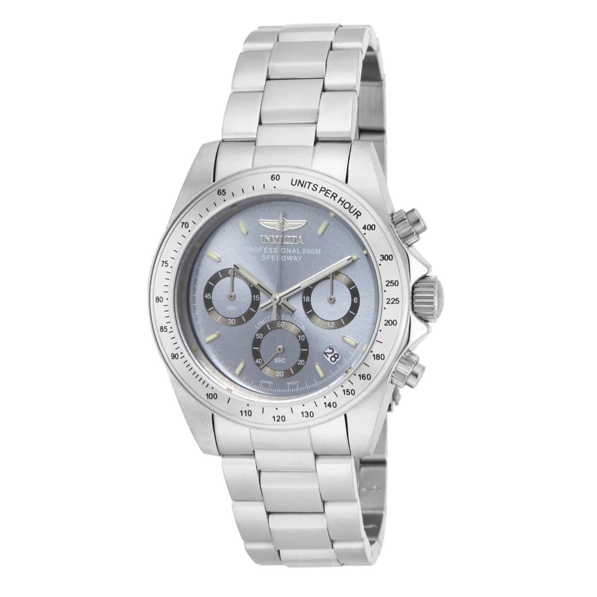 Invicta Speedway Watch - 39.5mm, Steel (ILE9211A) 39.5 mm kol saati