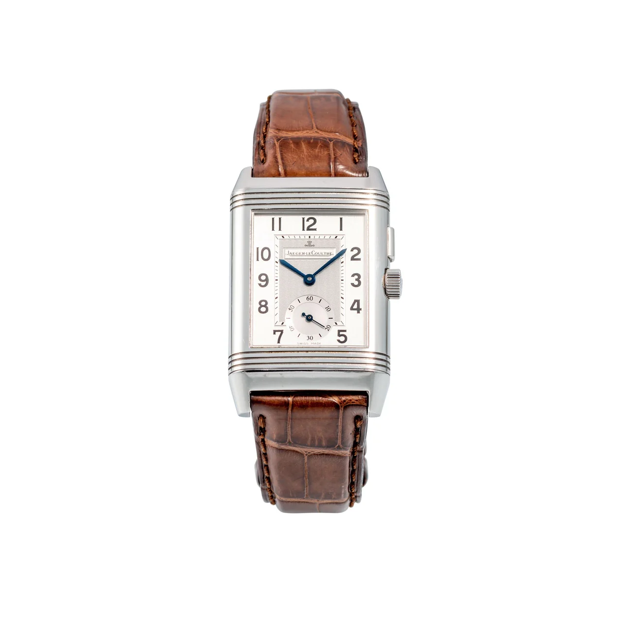 Jaeger-Lecoultre JAEGER-LECOULTRE REF. 272.8.54, "REVERSO" "NIGHT & DAY"; STAINLESS STEEL kol saati