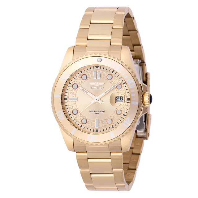 Invicta Pro Diver Watch - 38mm, Gold (46688) kol saati