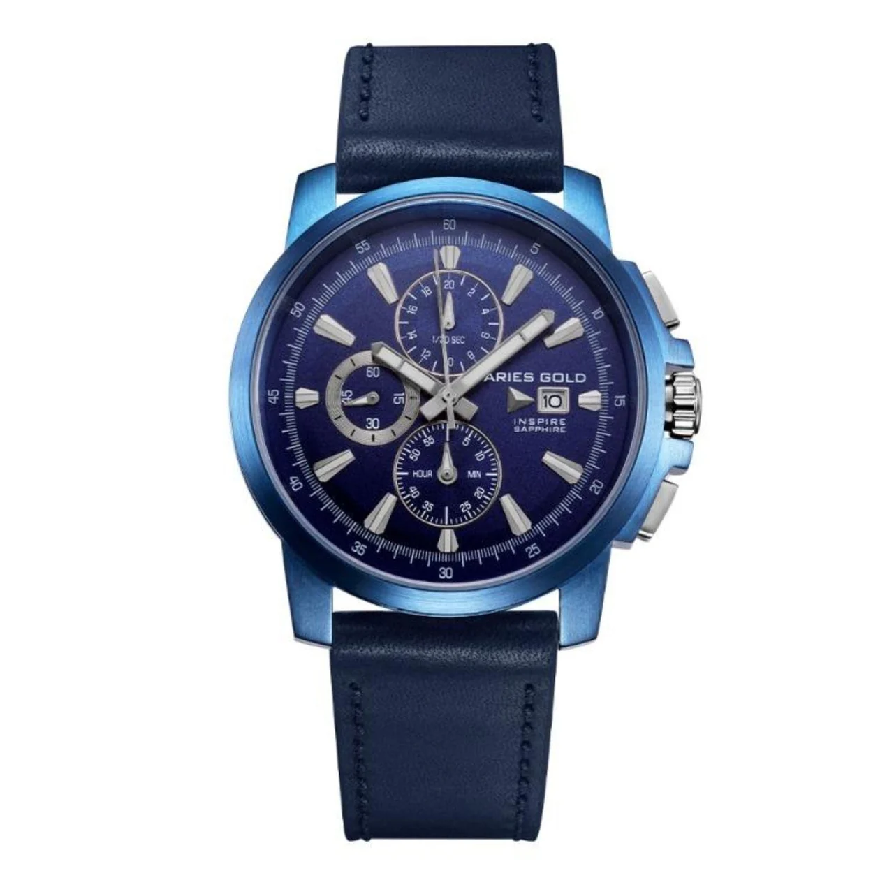 Aries Gold Contender G 7301A BU-BU 43 mm kol saati