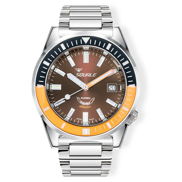 Squale Matic Chocolate Bracelet MATICXSD.SQ22L kol saati