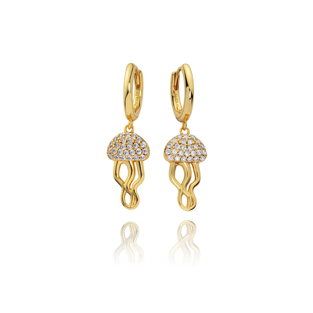 Default Jellyfish Hoops gold vermeil PH-JE-2074 kol saati