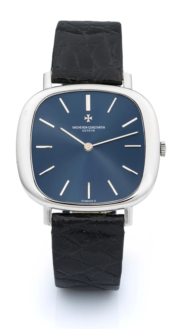 Vacheron Constantin VACHERON CONSTANTIN, REF. 2096, TV WATCH, WHITE GOLD, NEW OLD STOCK A very fine and elegant, manual wind, 18k white gold wristwatch. kol saati