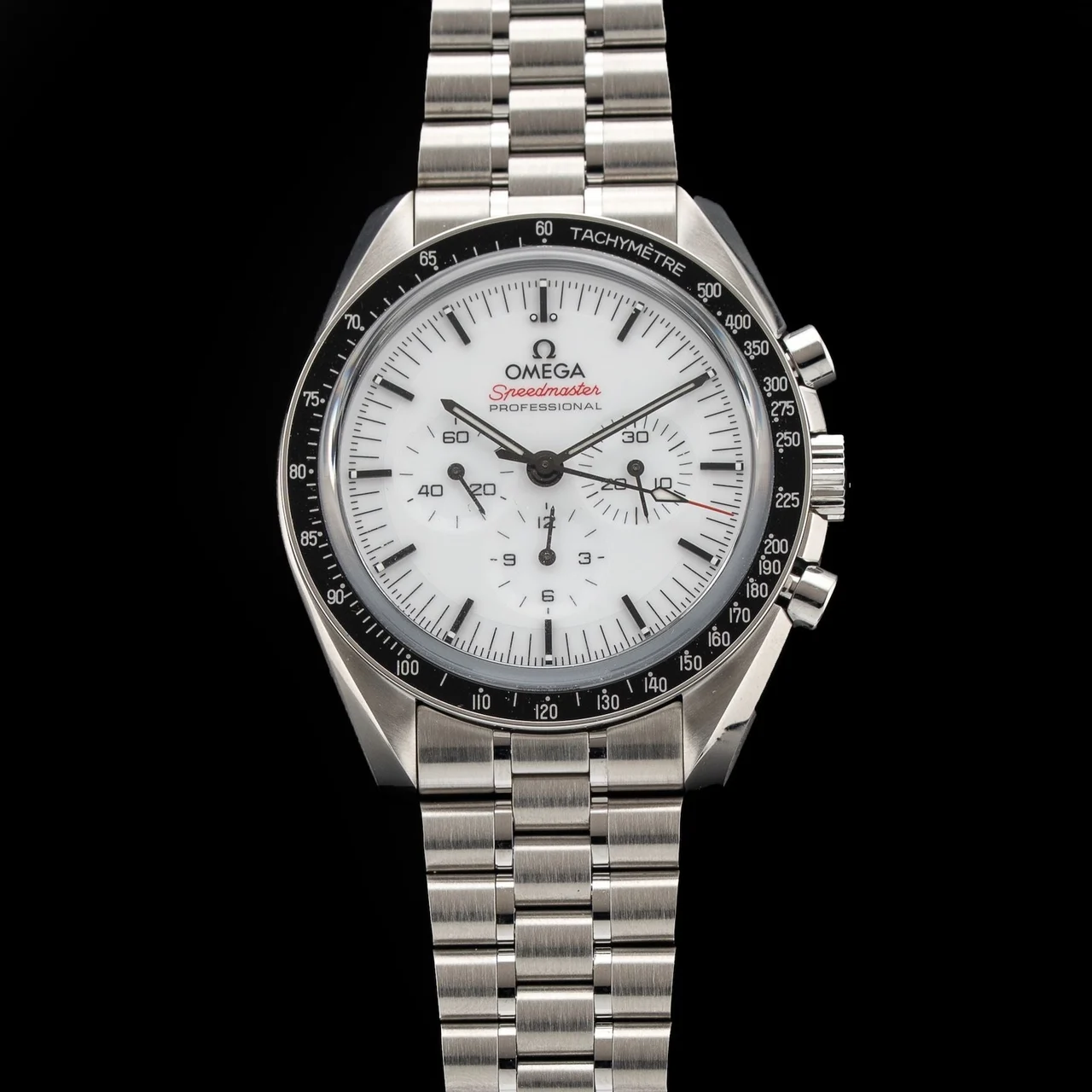OMEGA Speedmaster Moonwatch Professional White Dial 310.32.42.50.04.002 210009N33479 kol saati