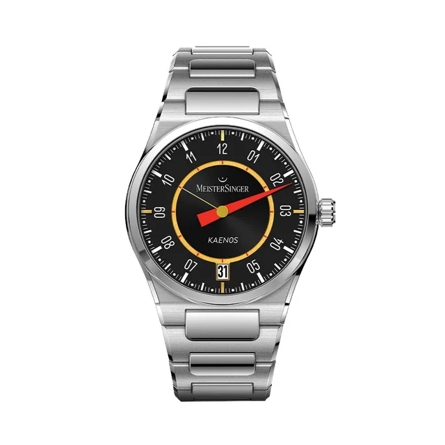 Meistersinger Alain Silberstein Limited Edition Kaenos Grand Date 40mm - Black on Bracelet