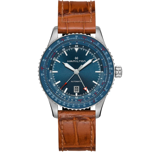 Hamilton Khaki Aviation Converter Auto GMT H76715540 kol saati