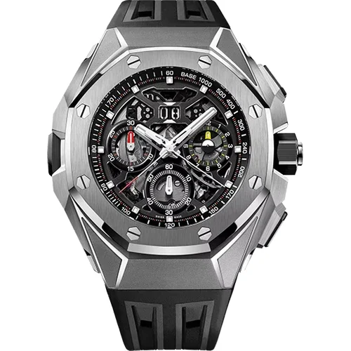 Audemars Piguet Split-Seconds Chronograph GMT Large Date 26650TI.OO.D013CA.01 43 mm kol saati