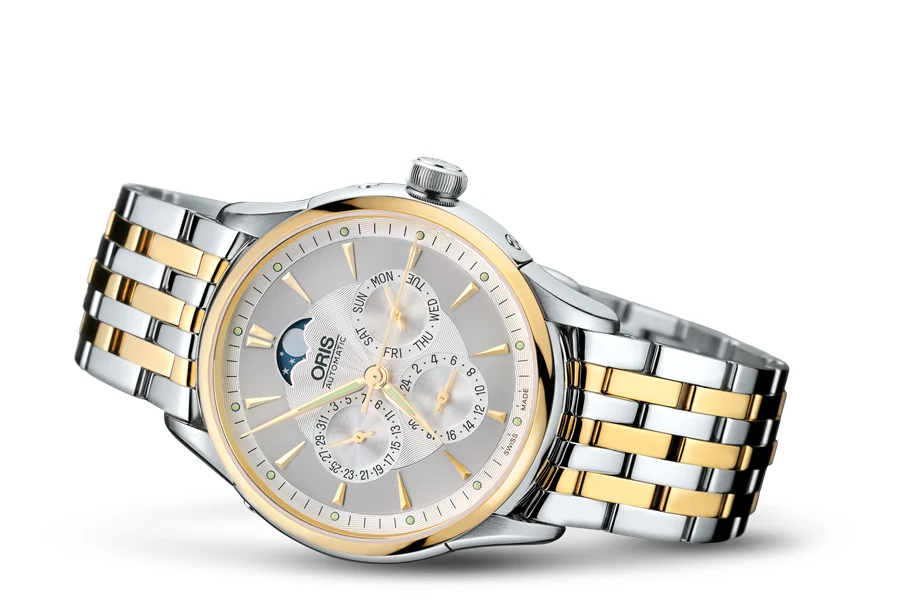 Oris Artelier Complication 2007 01 581 7592 4351-07 8 21 74 40 mm kol saati