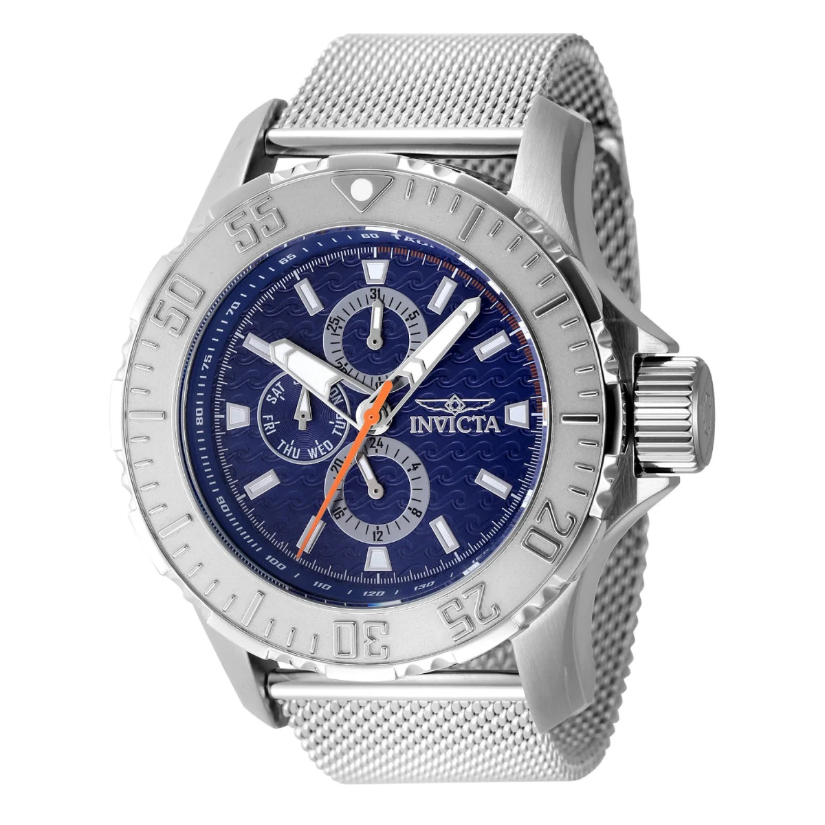 Invicta Vintage Hydros Watch - 49.5mm. Steel (48011) 49.5 mm kol saati