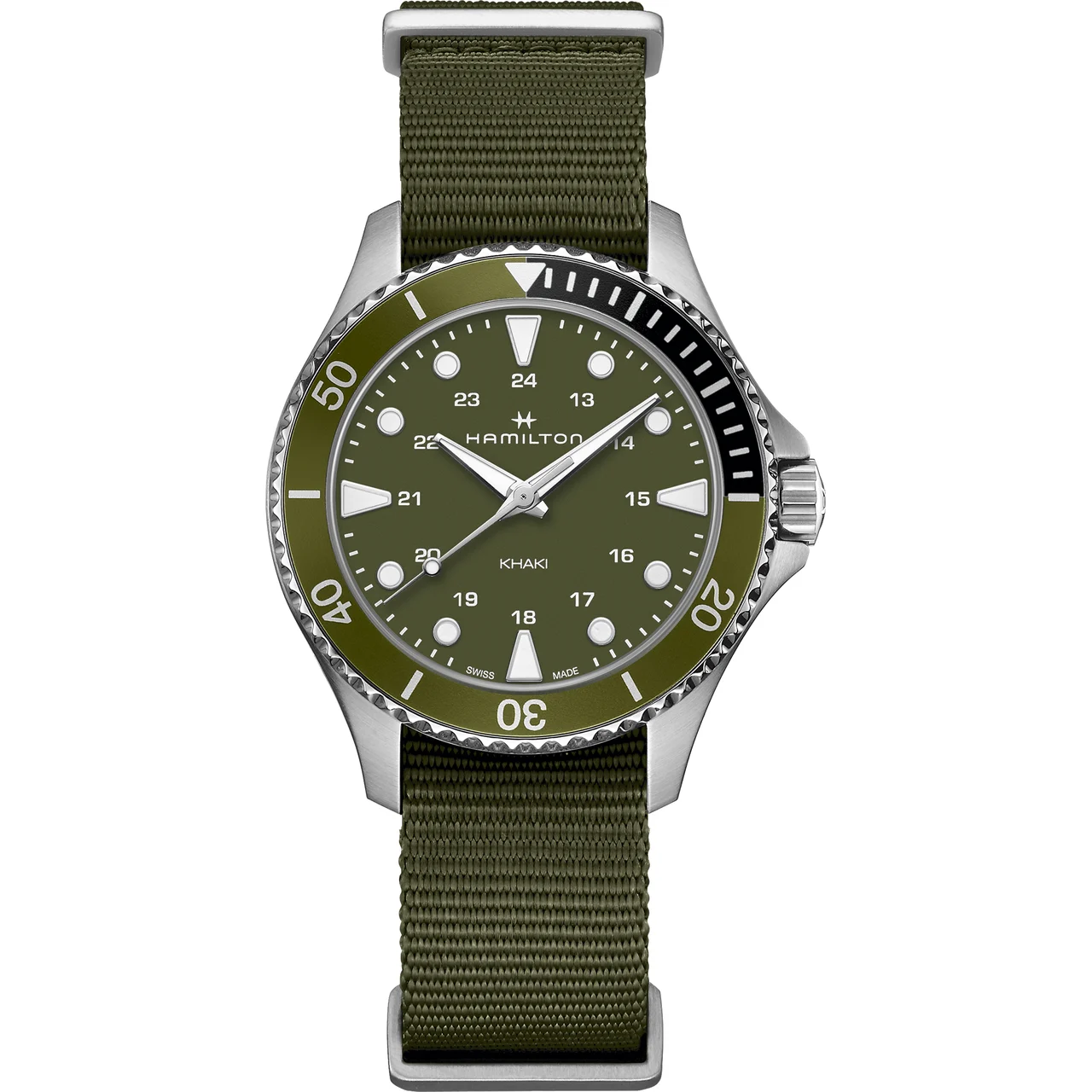 Hamilton Khaki Navy Scuba Quartz H82241961 37 mm kol saati