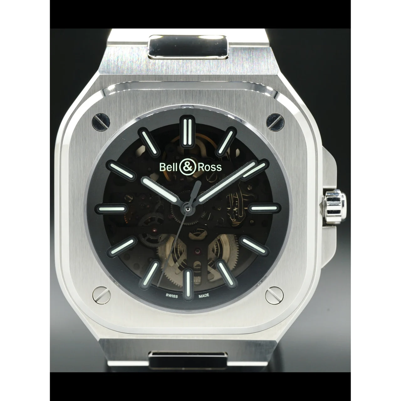 Bell & Ross Skeleton Nightlum Limited Edition 210000020307 40 mm kol saati