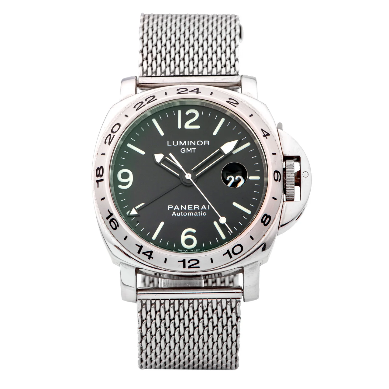 Panerai PANERAI, REF. OP 6524, LUMINOR GMT, LIMITED EDITION, STEEL kol saati