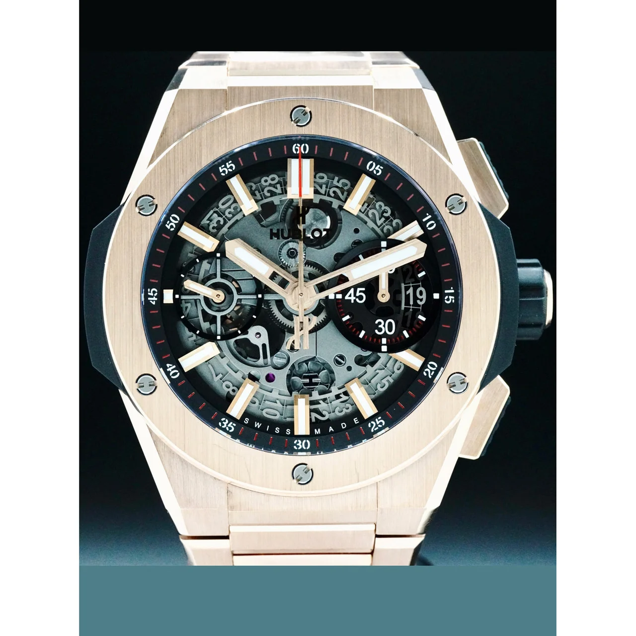 Hublot Big Bang Integral King Gold 42mm 210000080067 42 mm kol saati