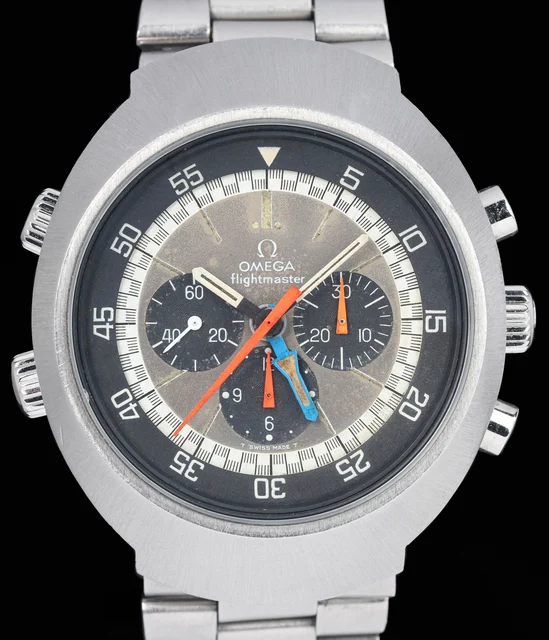 OMEGA Flightmaster Omega Flightmaster 145.026 44mm Circa 1970s kol saati