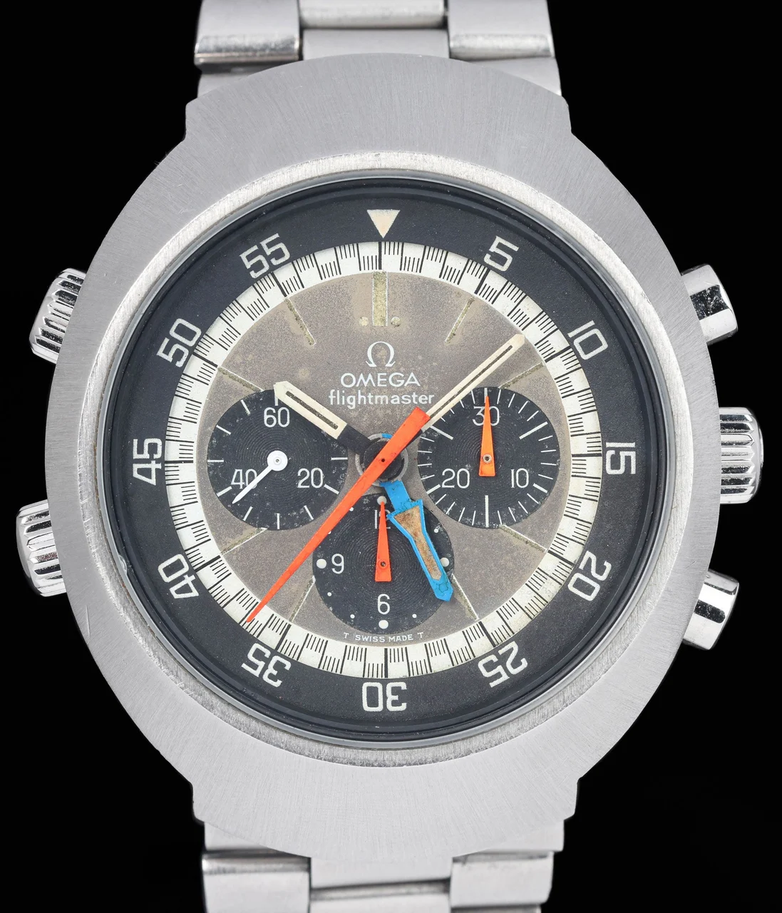 OMEGA Flightmaster Omega Flightmaster 145.026 44mm Circa 1970s 44 mm kol saati