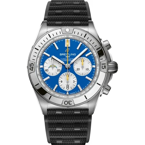 Breitling Chronomat B01 42 NFL Los Angeles Chargers Edition AB01342B1C8S1 kol saati