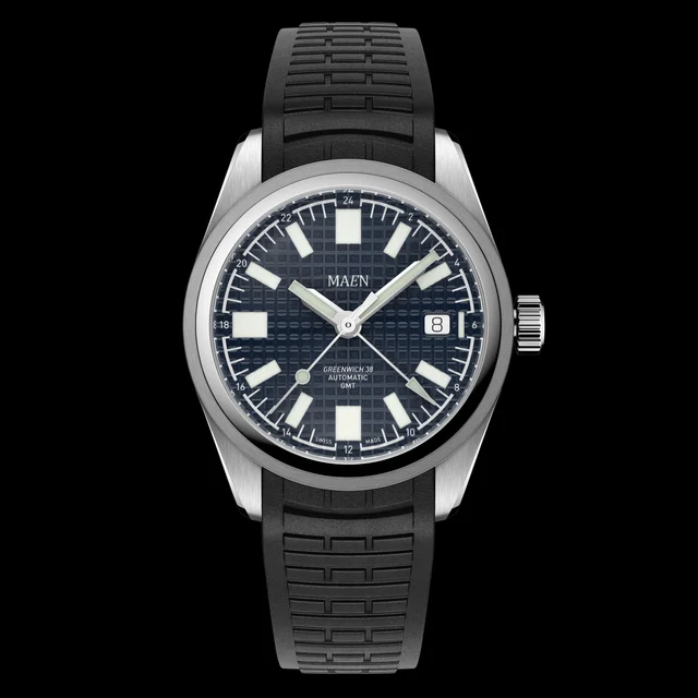 MAEN Watches Greenwich 38 Gmt - MGG.02 kol saati