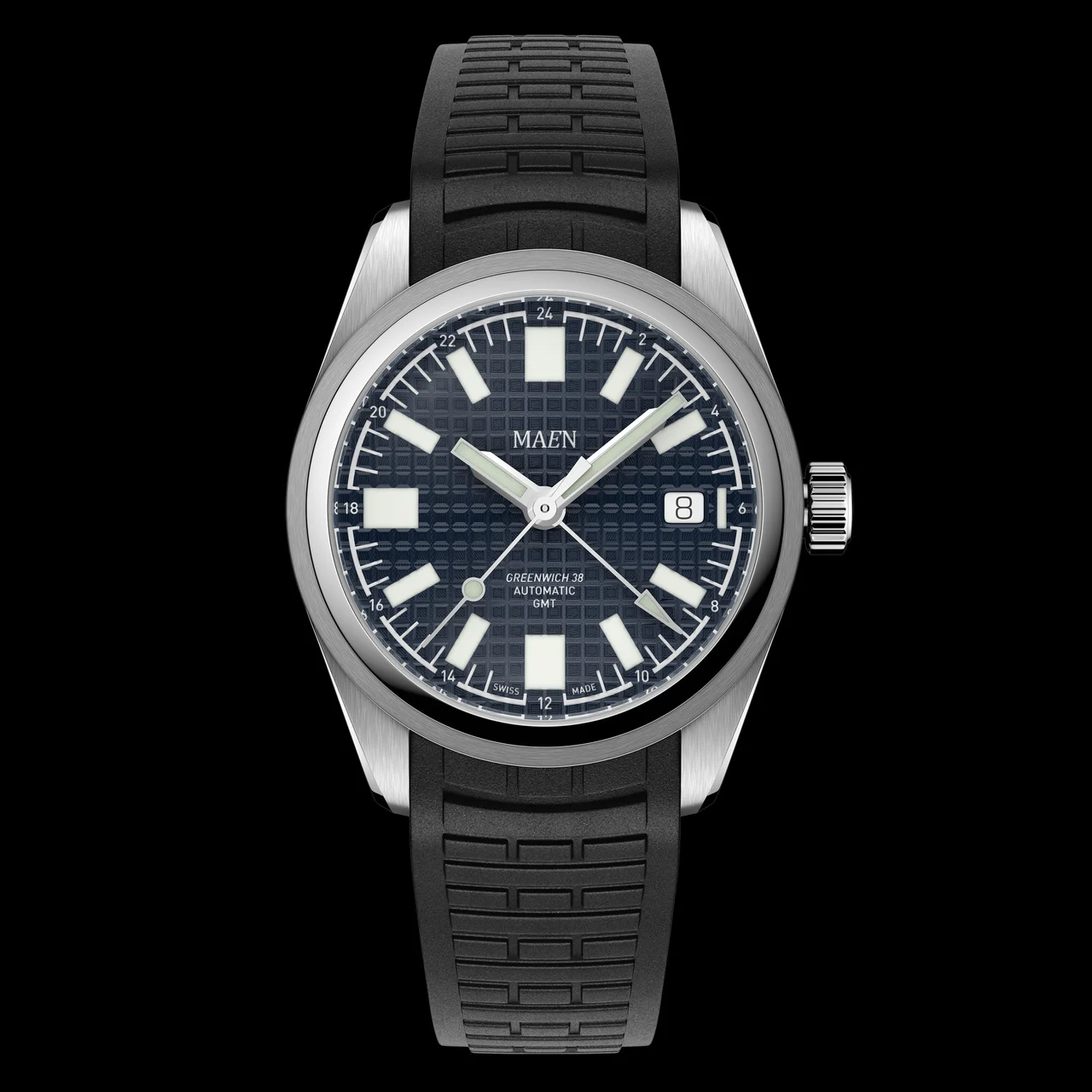 MAEN Watches Greenwich 38 Gmt - MGG.02 kol saati