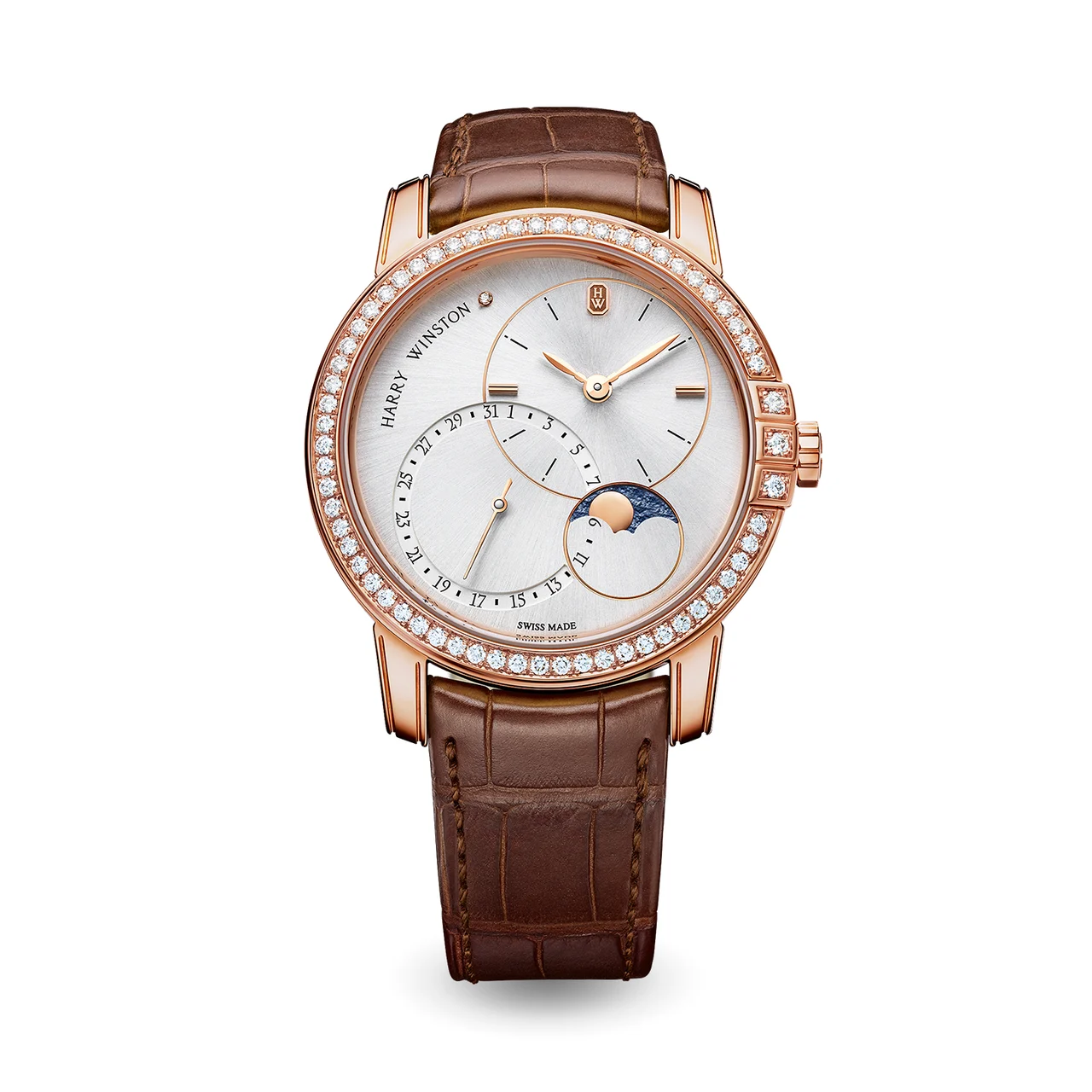 Harry Winston Midnight MIDAMP42RR004 42 mm kol saati