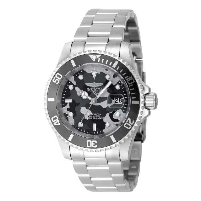 Invicta Open Box Pro Diver Camo Series Watch - 40mm. Steel (AIC-48566) kol saati