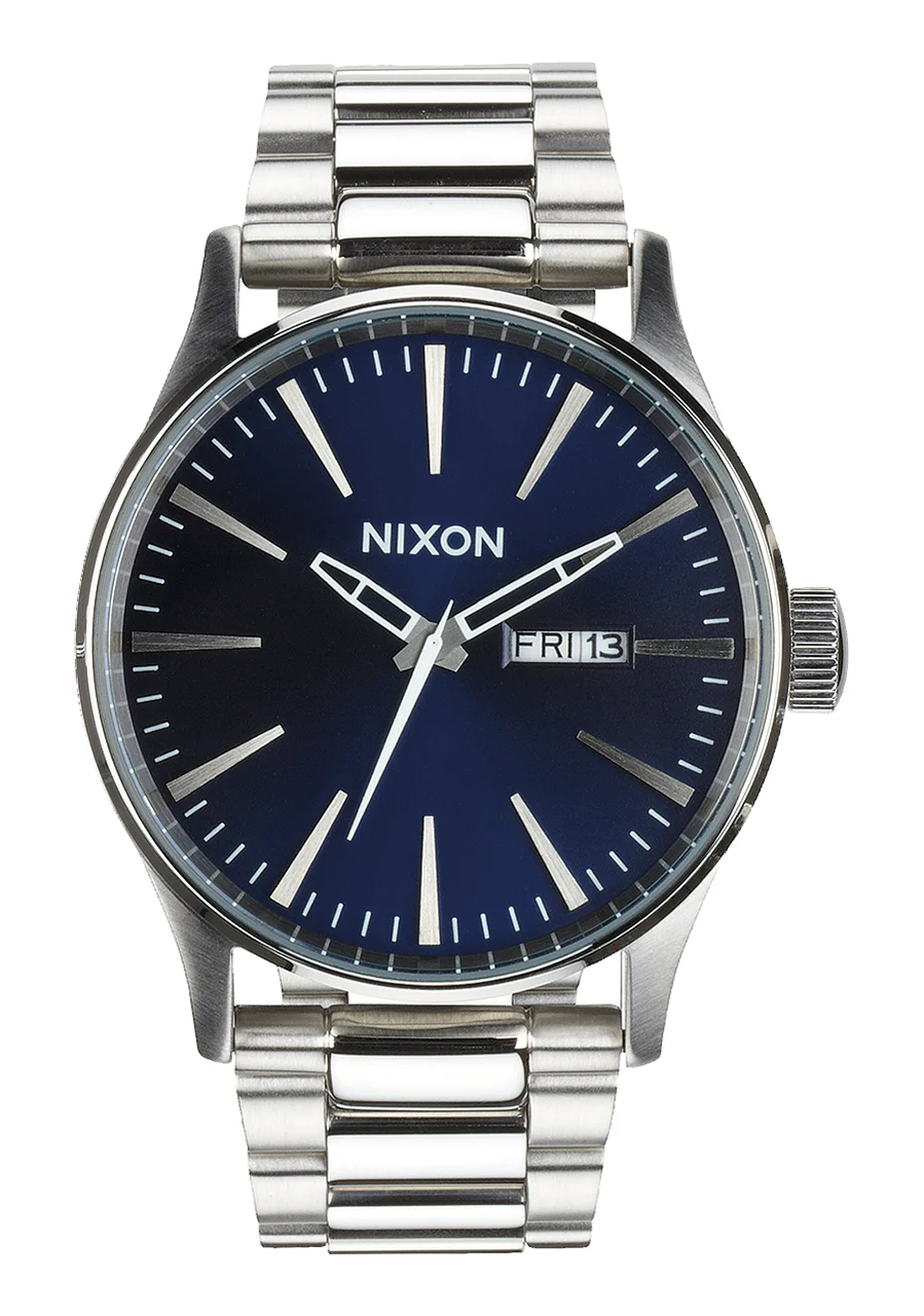 Nixon US Sentry Stainless Steel - Blue Sunray A356-1258-00 42 mm kol saati