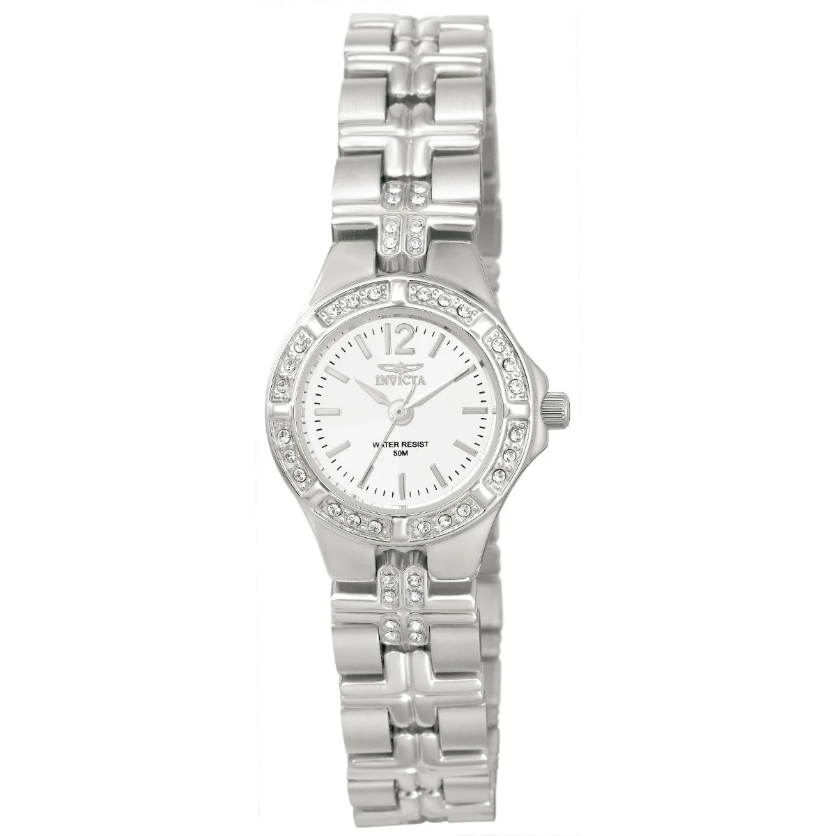 Invicta Wildflower Swiss Ronda 763 Caliber Watch - 21.5mm, Steel (0126) kol saati