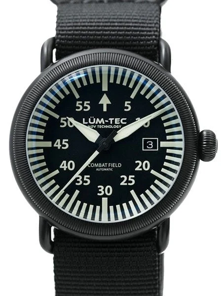 Lum Tec Lum-Tec Combat Field X3 Swiss Automatic Watch with Double Curved Sapphire Crystal #X3 44 mm kol saati