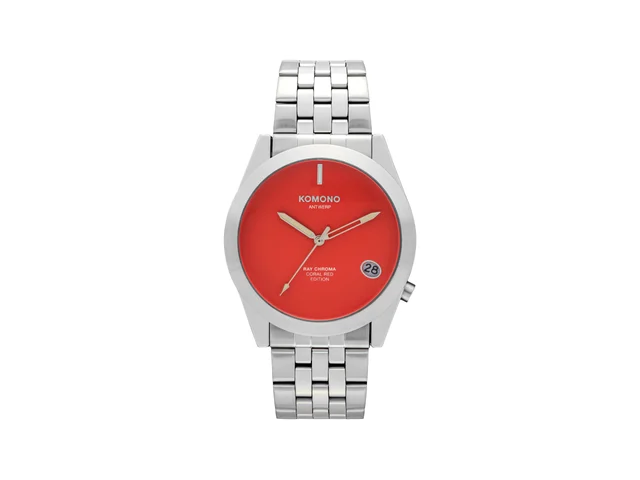 Komono Ray Chroma Estate Silver Coral KOM-W4425 kol saati