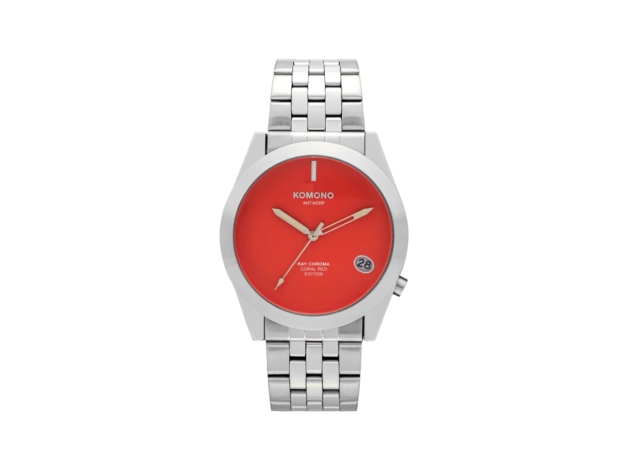 Komono Ray Chroma Estate Silver Coral KOM-W4425 kol saati