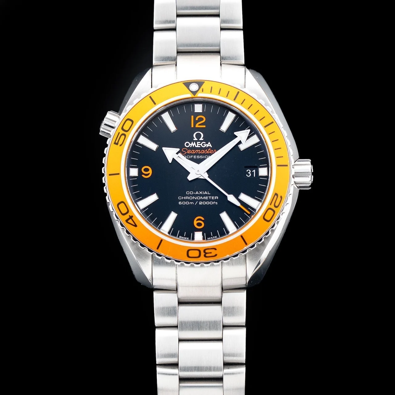 OMEGA Seamaster Planet Ocean 210009N33166 45.5 mm kol saati