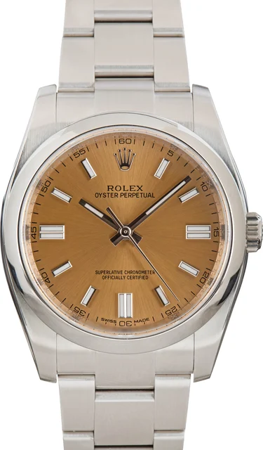 Rolex Oyster Perpetual 116000 White Grape Dial 116000WGSO kol saati