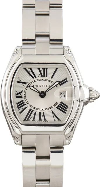 Cartier Roadster Pink Dial W62016V3 kol saati
