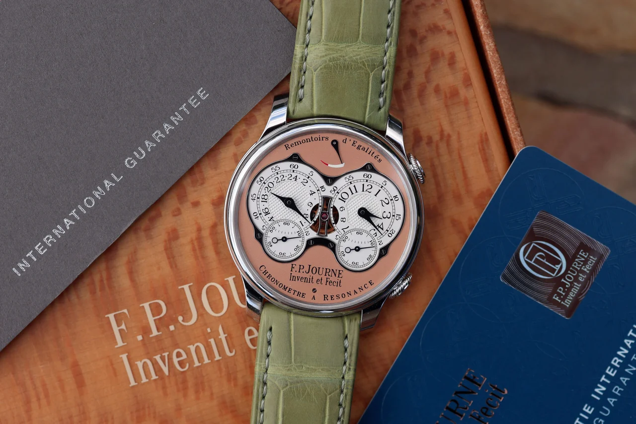 F.P. Journe Chronometre a Resonance “RQ aka Eiffel Tower” Pl 40 mm kol saati