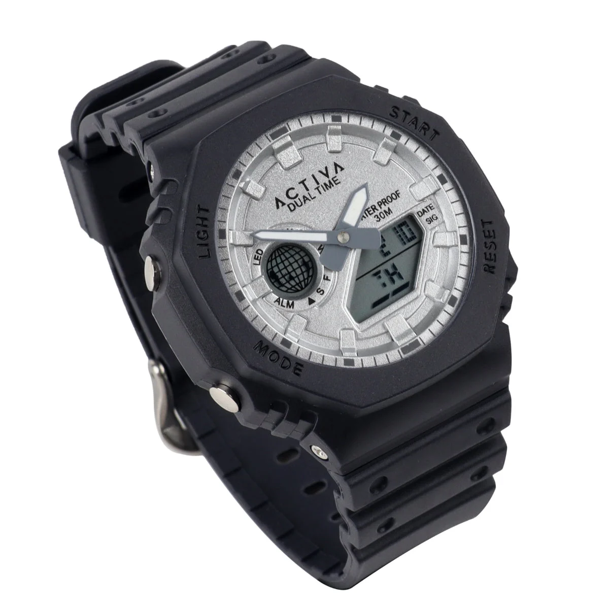 Activa Recon X Invicta Digital Watch - 45.5mm, Grey (ACW423-015) 45.5 mm kol saati