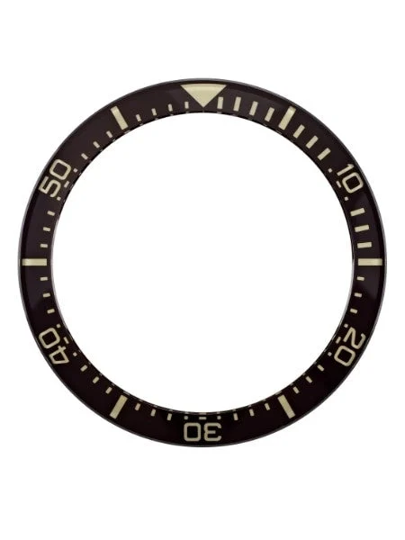Islander Black Sapphire Luminous Bezel Insert for Orient Triton-Neptune Watches #C23 kol saati