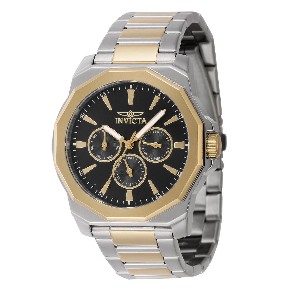 Invicta Open Box Speedway Watch - 42mm. Gold, Steel (AIC-46845) 42 mm kol saati